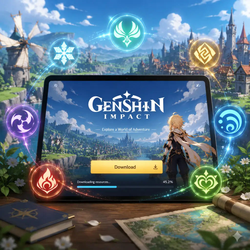 Genshin Impact Download & Installation guide screenshot