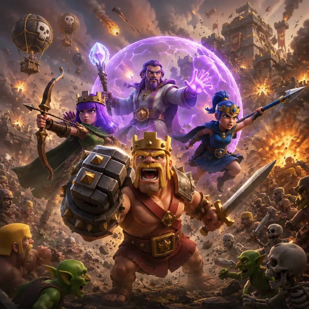 Clash of Clans Character Skills guide screenshot