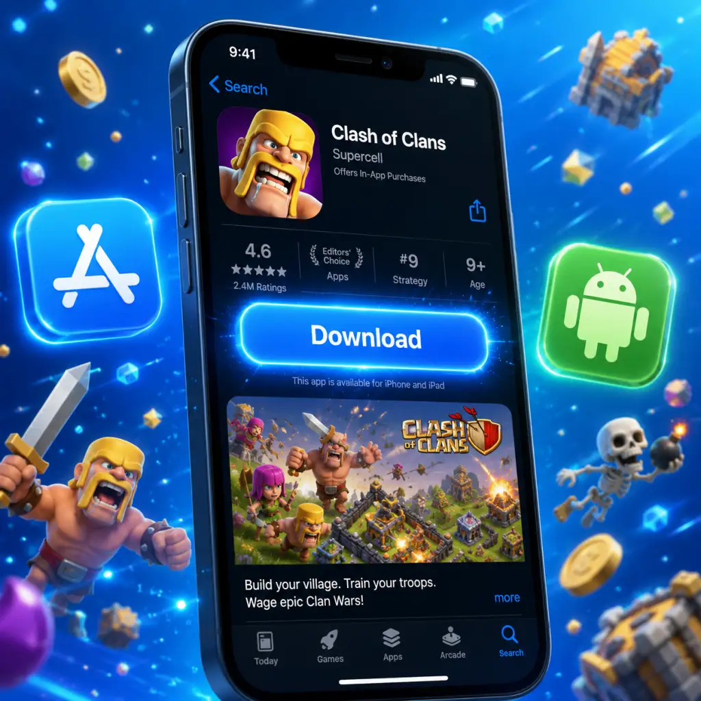Clash of Clans Download & Installation guide screenshot
