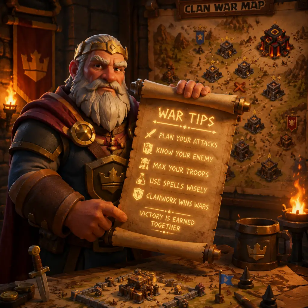 Clash of Clans Game Tips guide screenshot