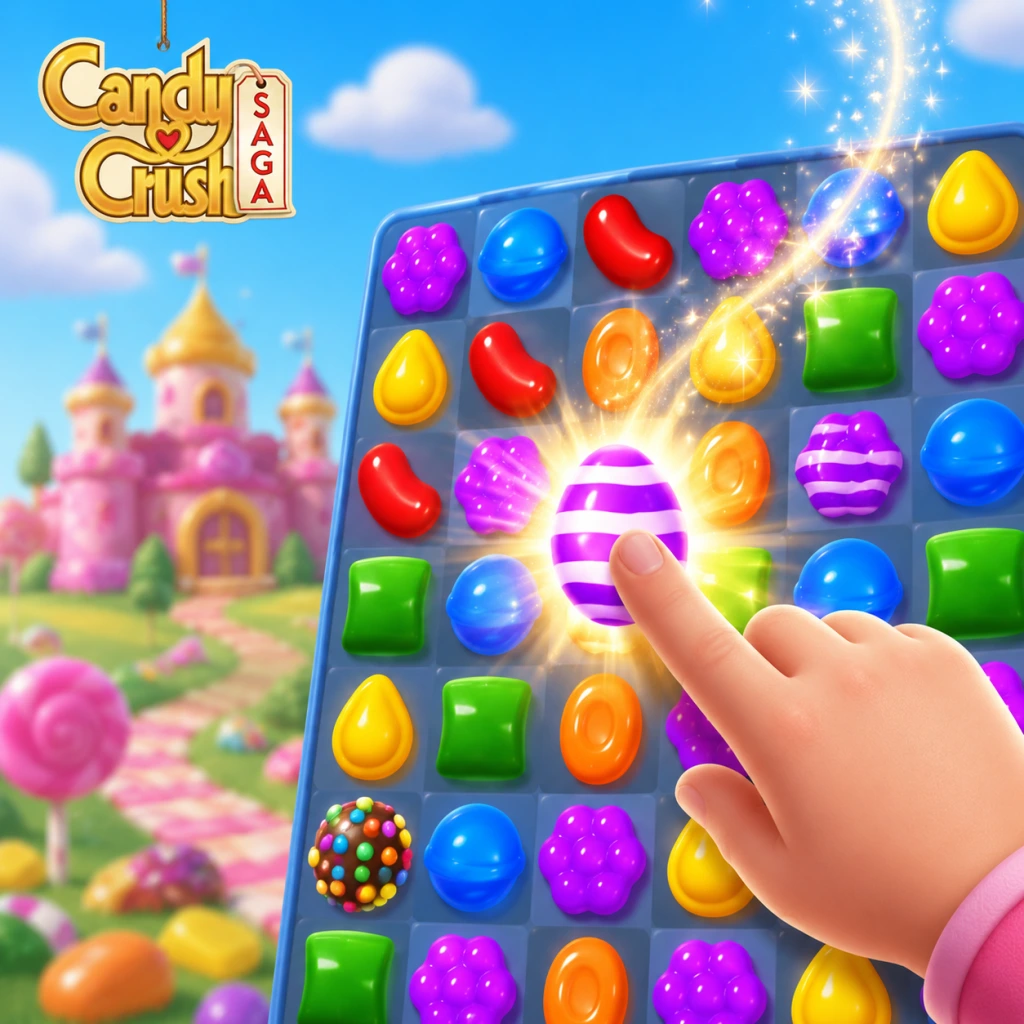 Candy Crush Saga Getting Started guide screenshot