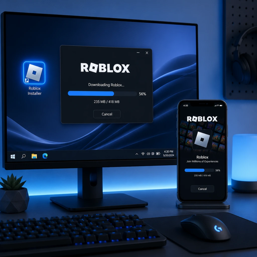 Roblox Download & Installation guide screenshot