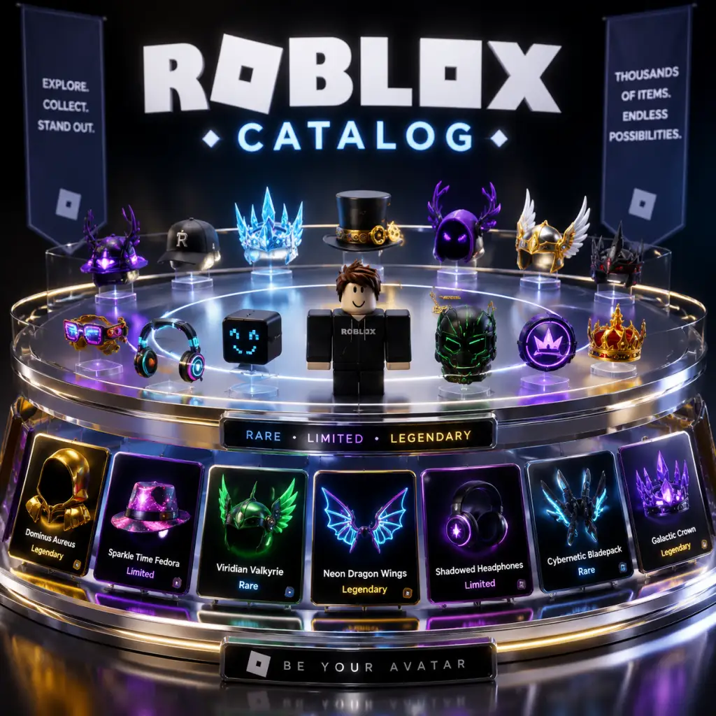 Roblox All Game Items guide screenshot