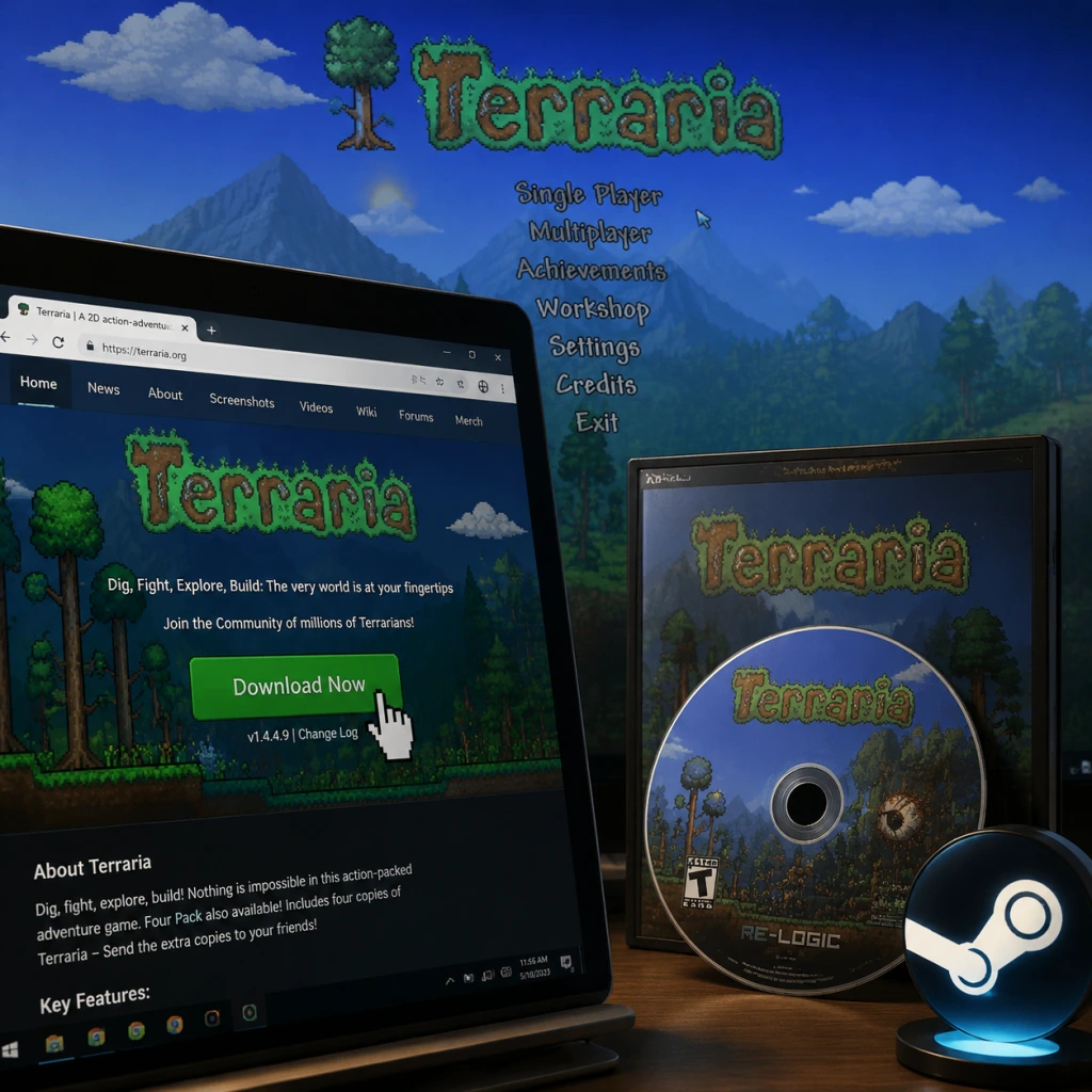 Terraria Download & Installation guide screenshot