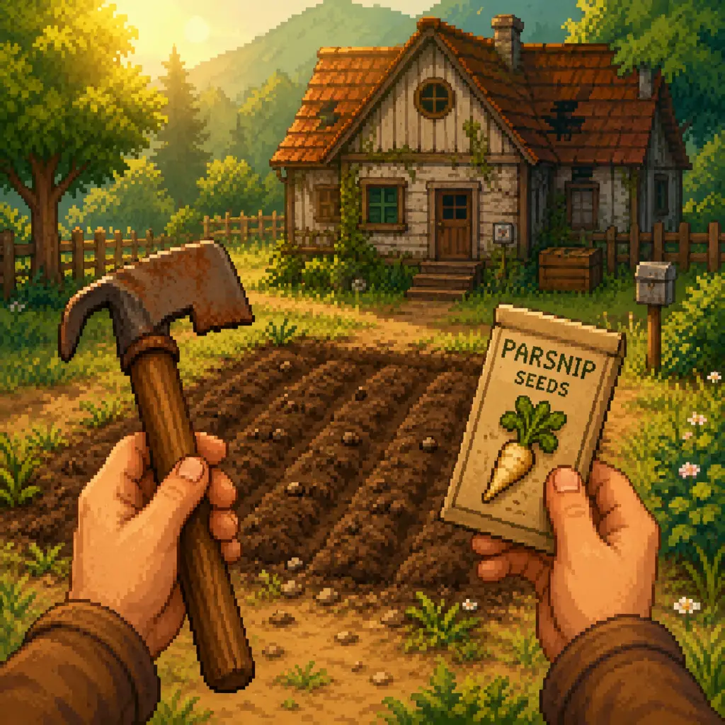 Stardew Valley Getting Started guide screenshot