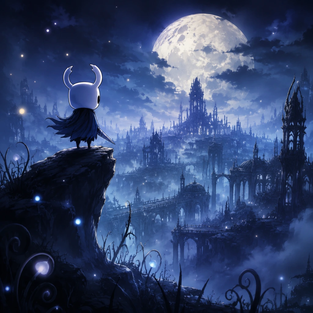Hollow Knight game poster and cover art