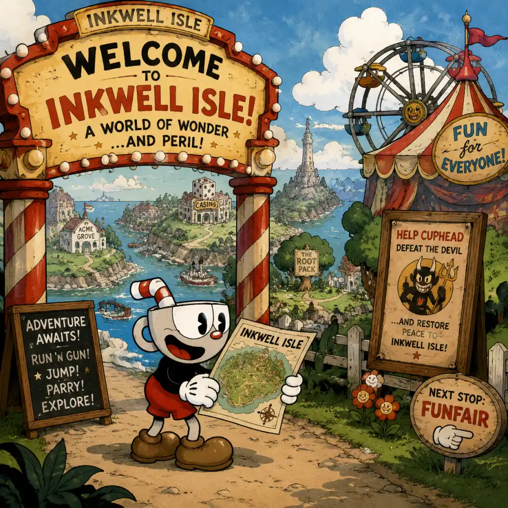 Cuphead Getting Started guide screenshot