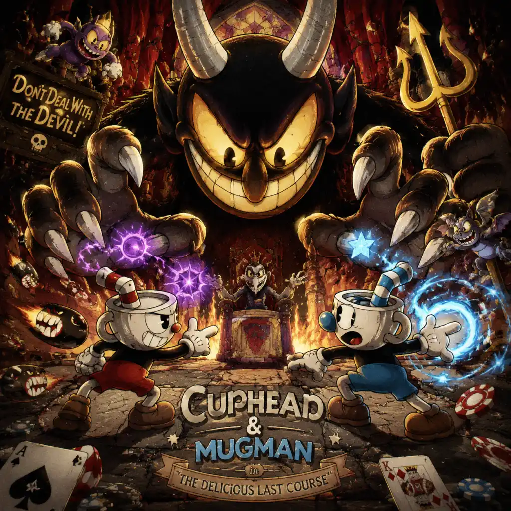 Cuphead game poster and cover art