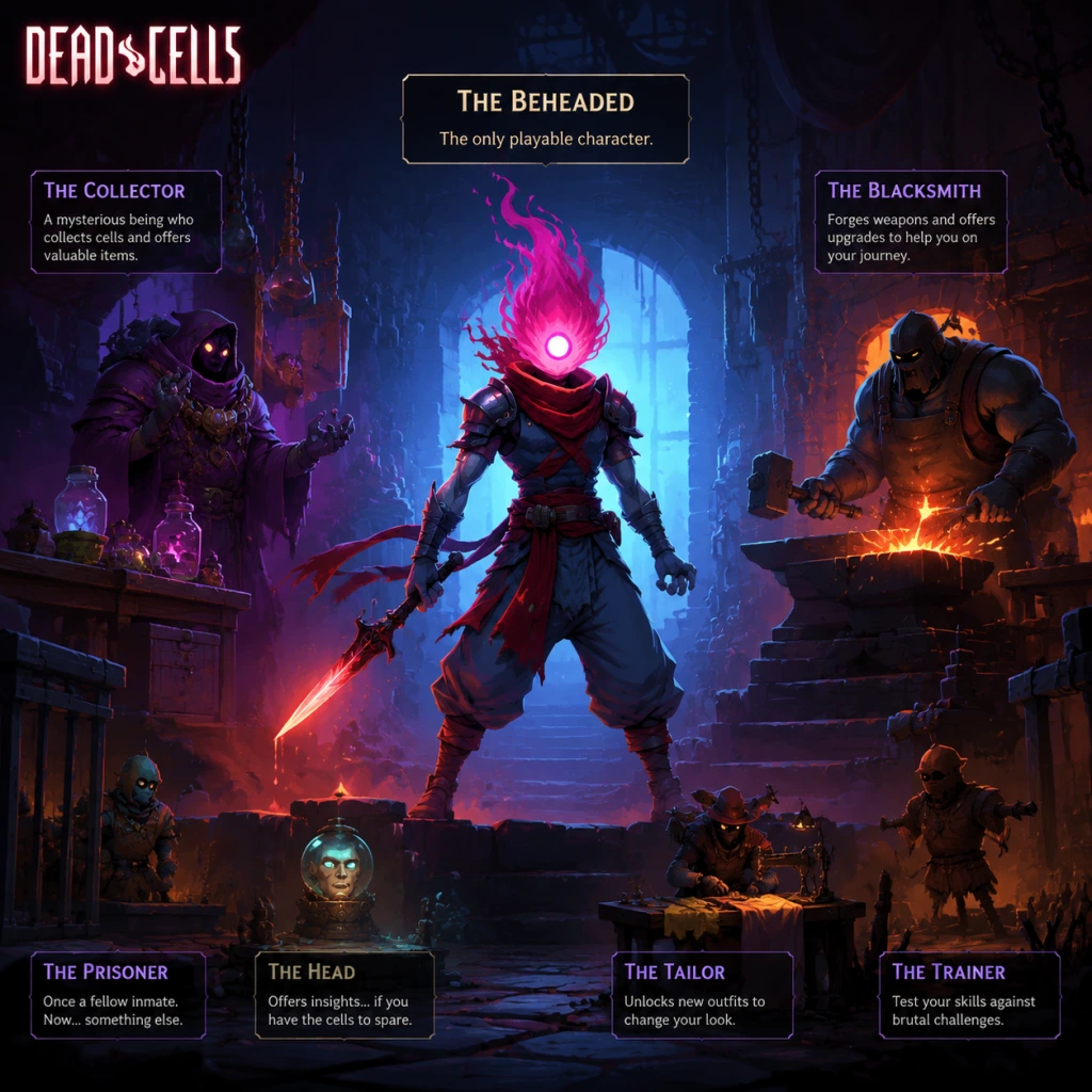 Dead Cells Characters & Roles guide screenshot
