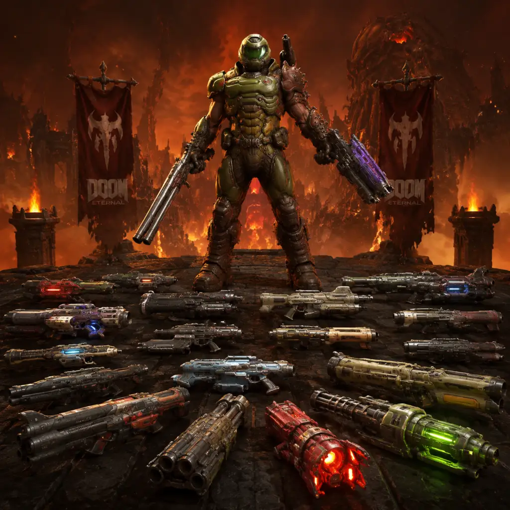Doom Eternal All Game Items guide screenshot