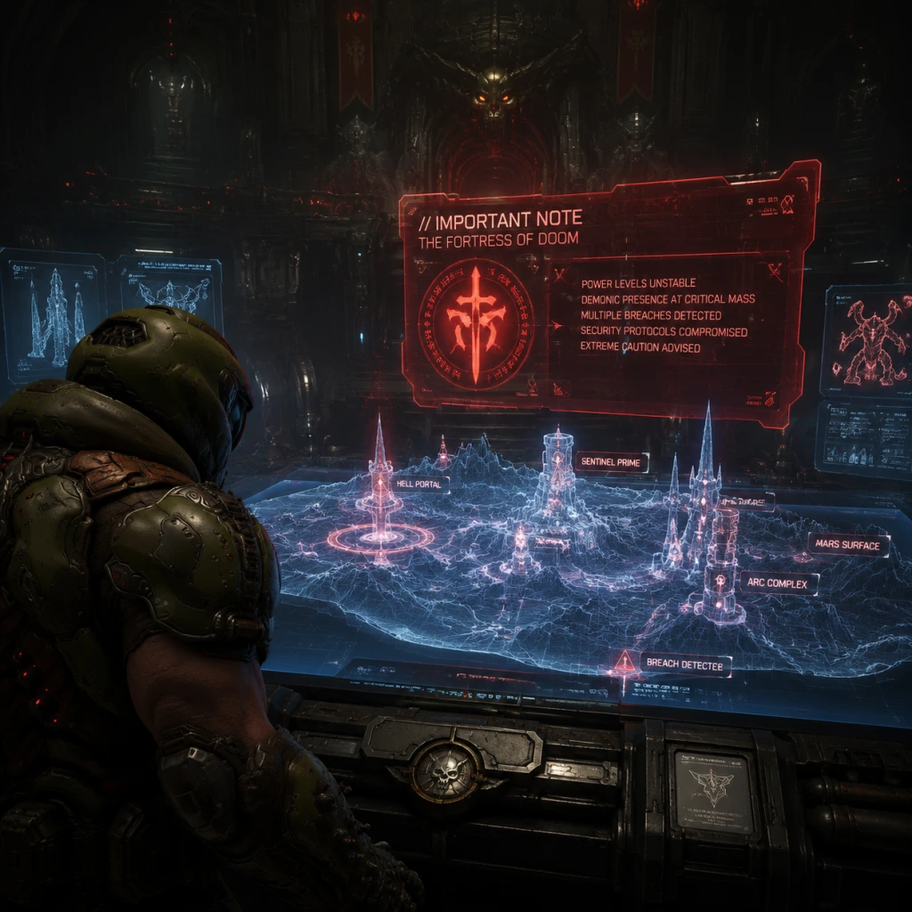 Doom Eternal Important Notes guide screenshot