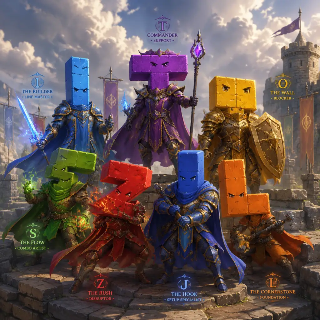 Tetris Characters & Roles guide screenshot