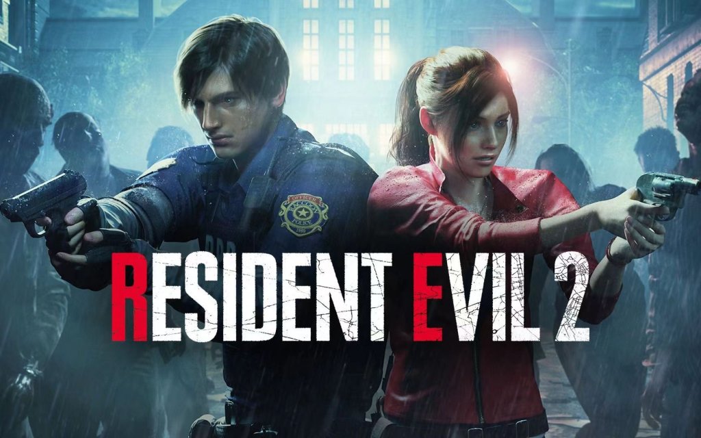 Resident Evil 2 game poster and cover art