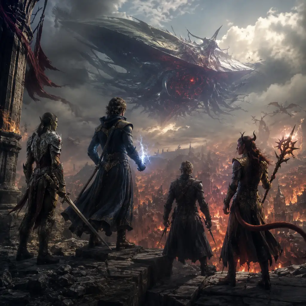Baldur's Gate 3 game poster and cover art