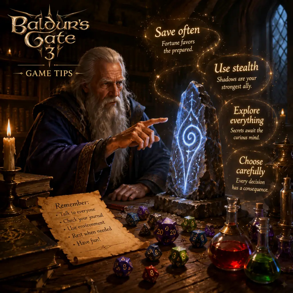 Baldur's Gate 3 Game Tips guide screenshot
