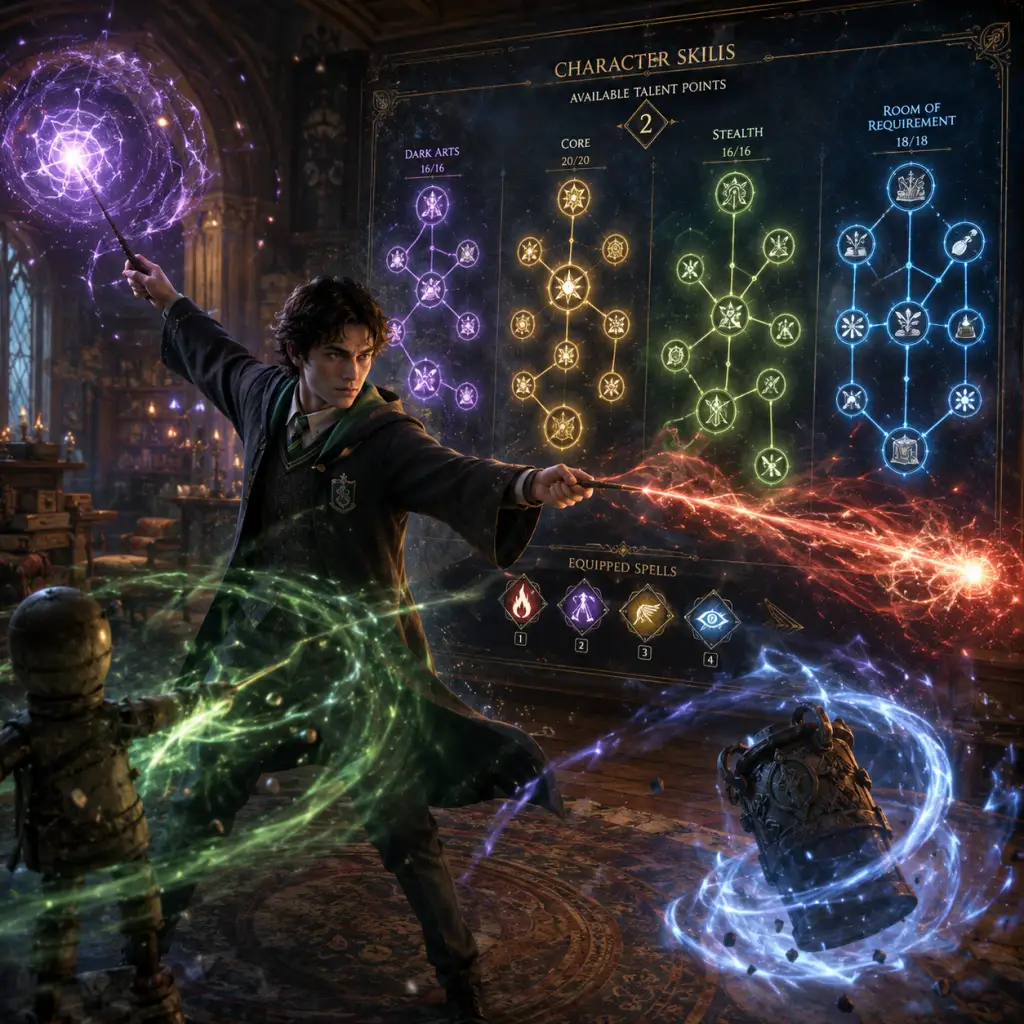 Hogwarts Legacy Character Skills guide screenshot