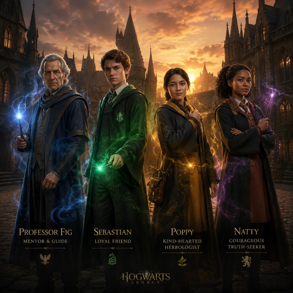 Hogwarts Legacy Characters & Roles guide screenshot