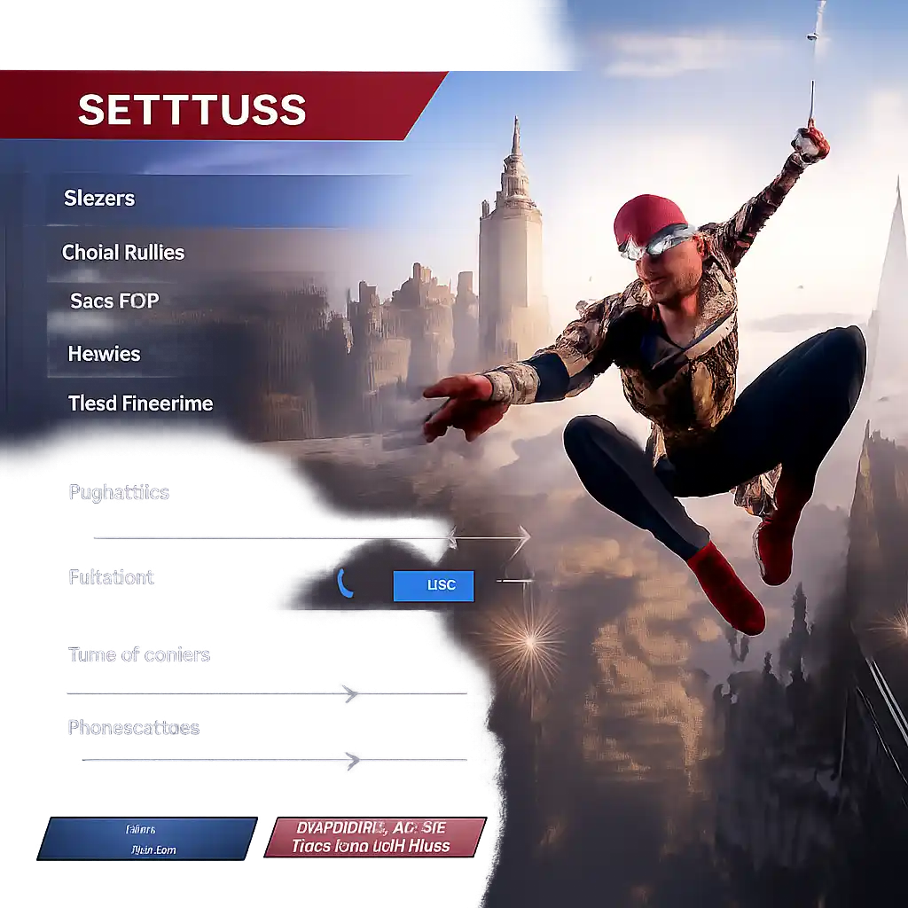 Marvel's Spider-Man Game Settings guide screenshot
