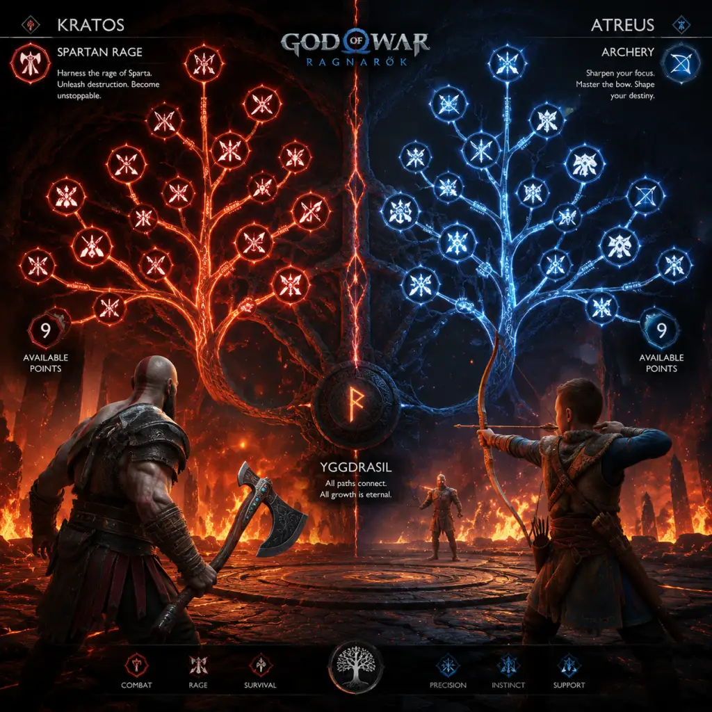God of War Ragnarök Character Skills guide screenshot
