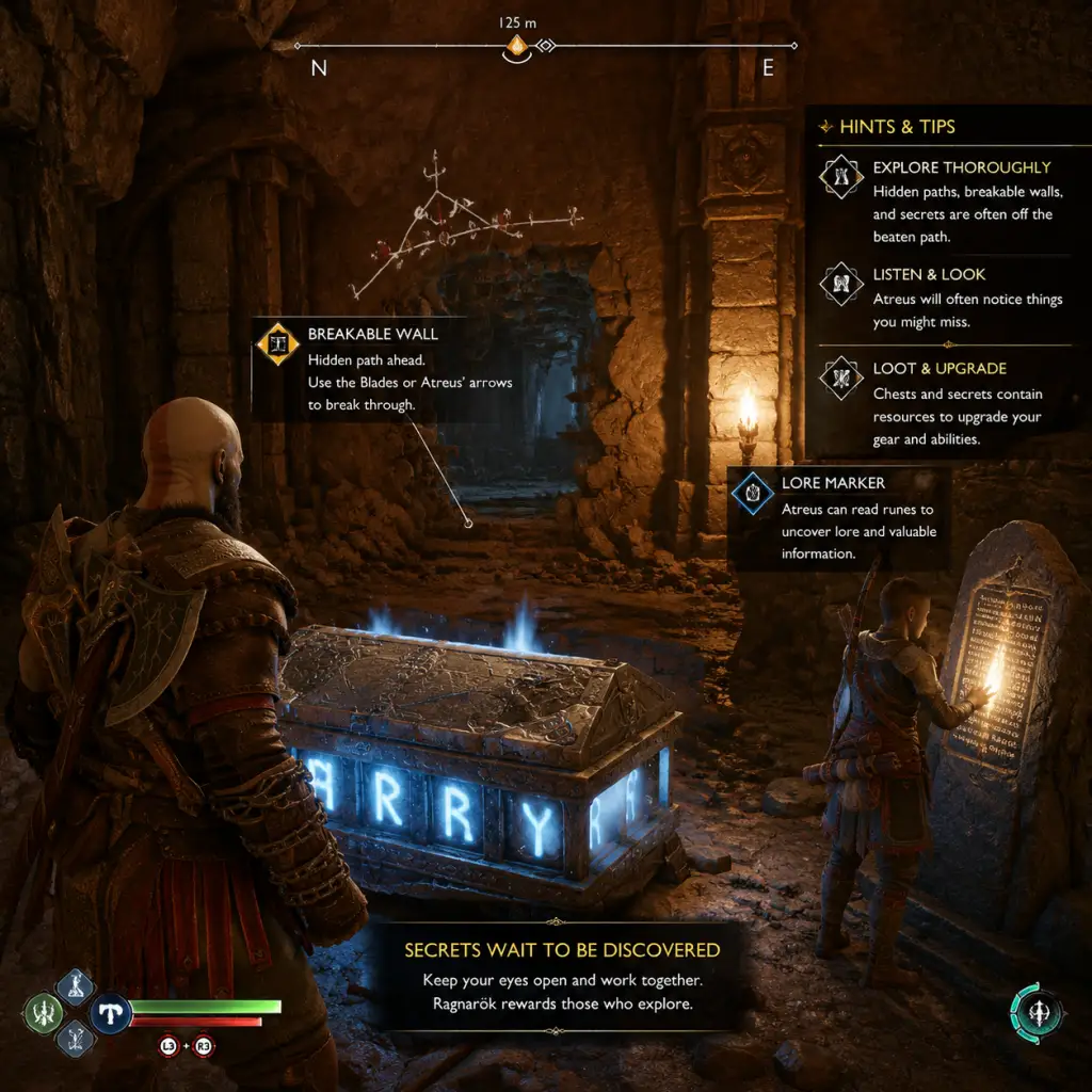 God of War Ragnarök Game Tips guide screenshot