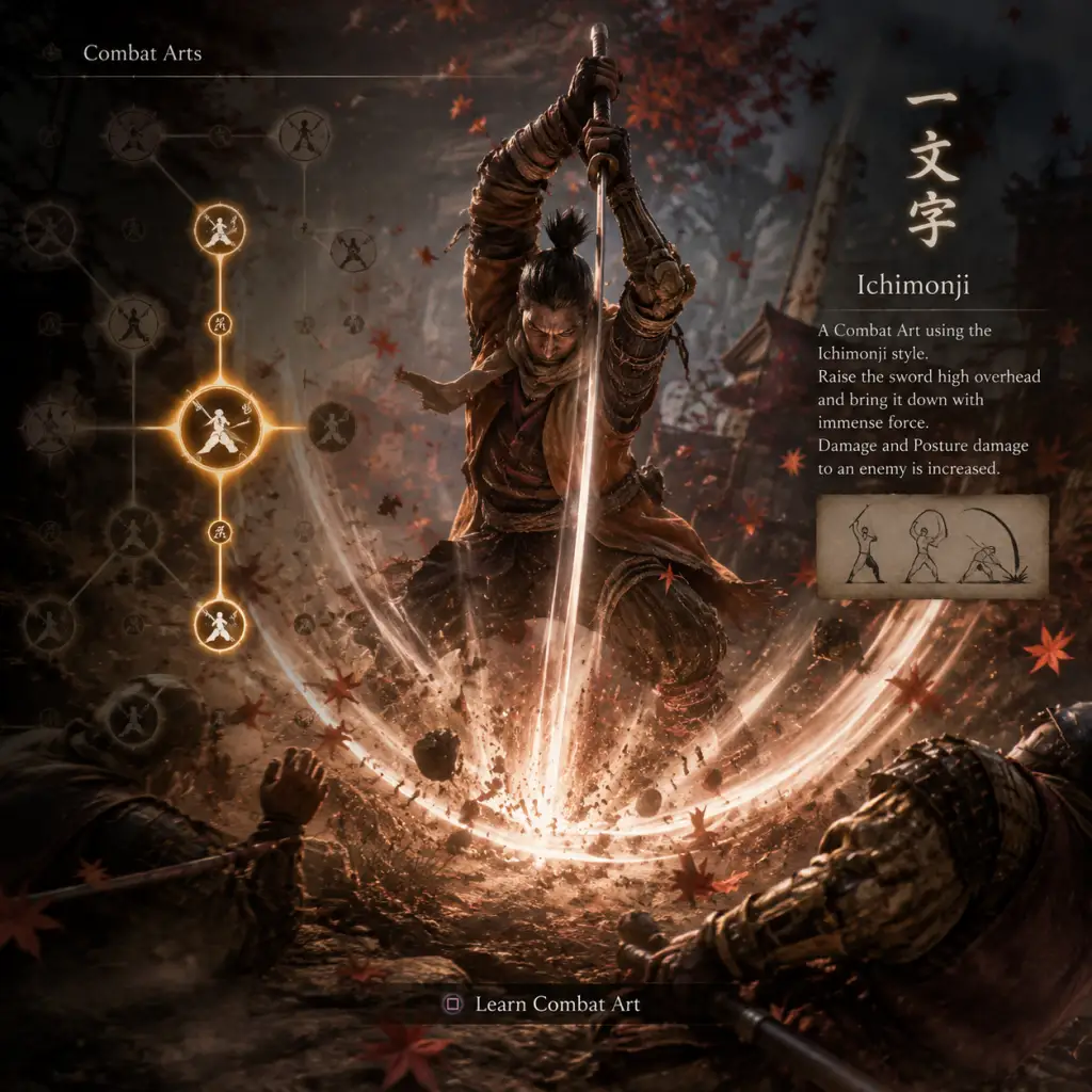 Sekiro: Shadows Die Twice Character Skills guide screenshot