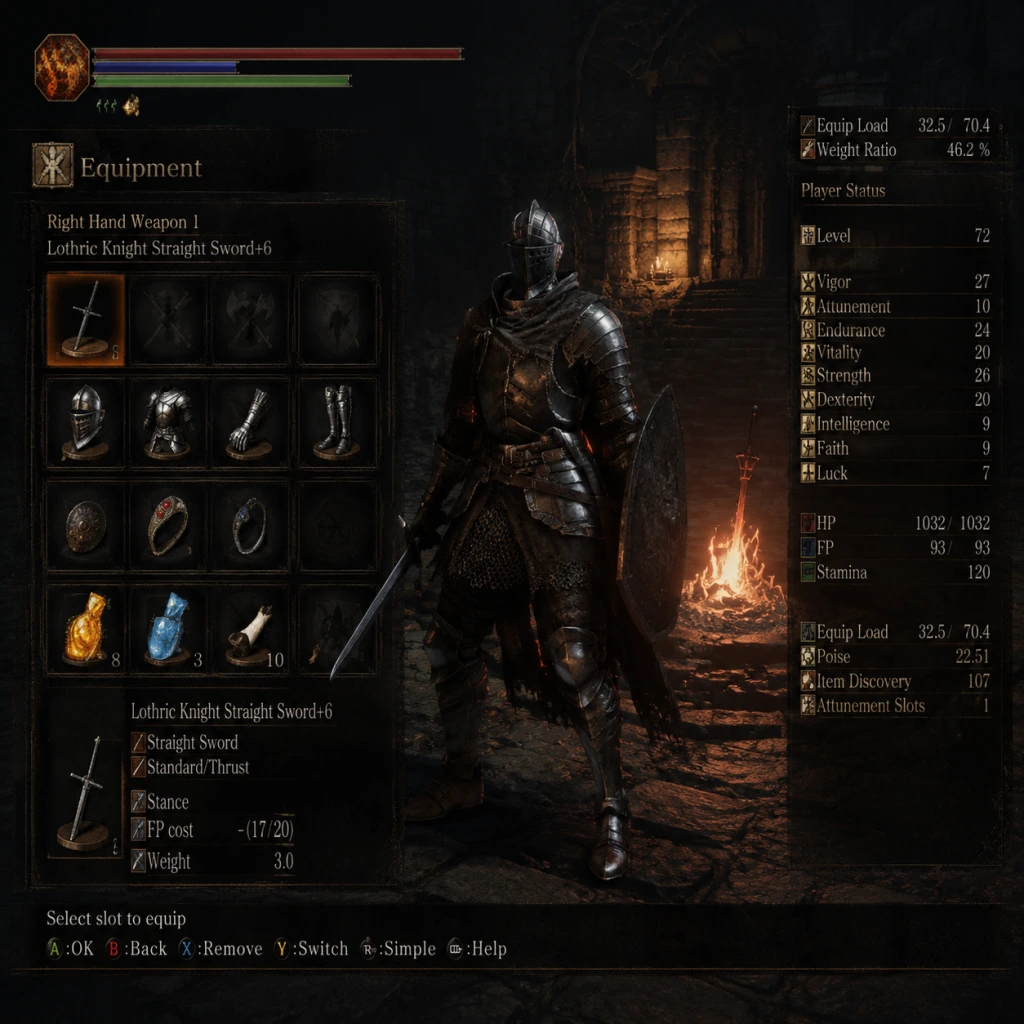 Dark Souls III Game Settings guide screenshot