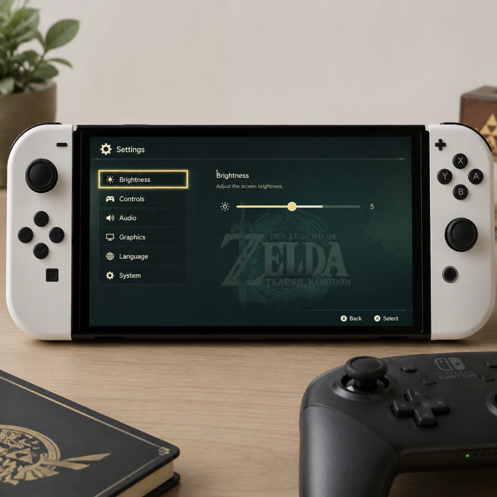 The Legend of Zelda: Tears of the Kingdom Game Settings guide screenshot