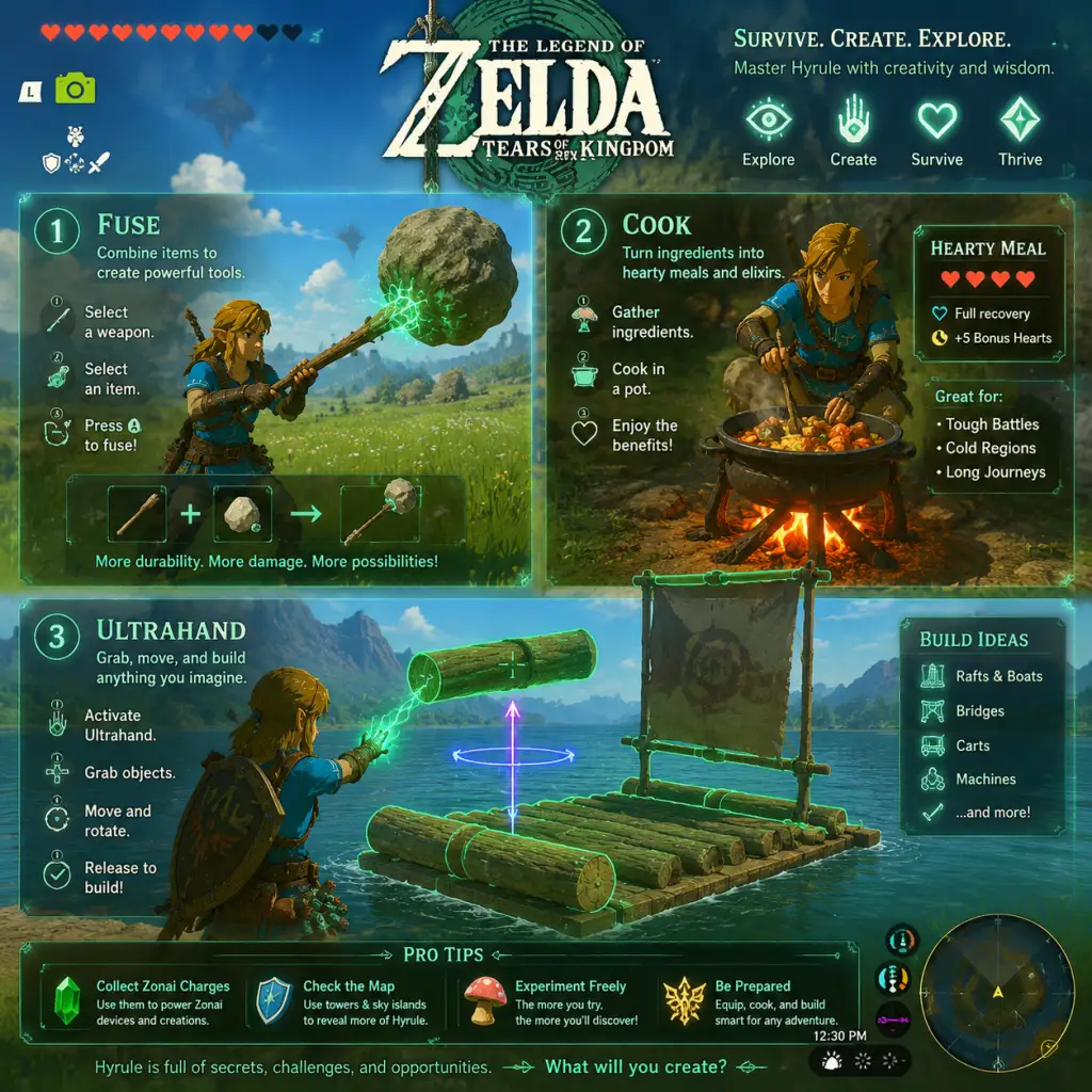 The Legend of Zelda: Tears of the Kingdom Game Tips guide screenshot