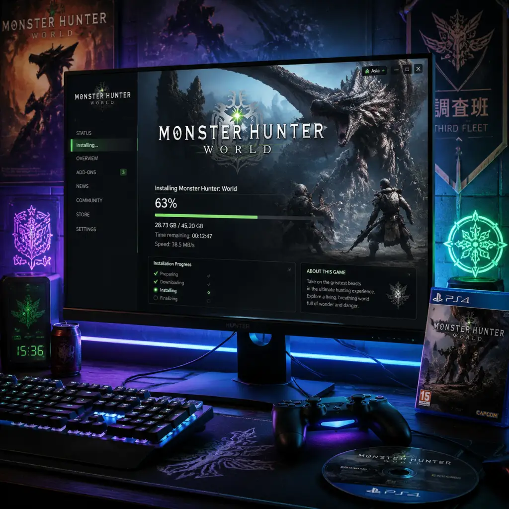 Monster Hunter: World Download & Installation guide screenshot