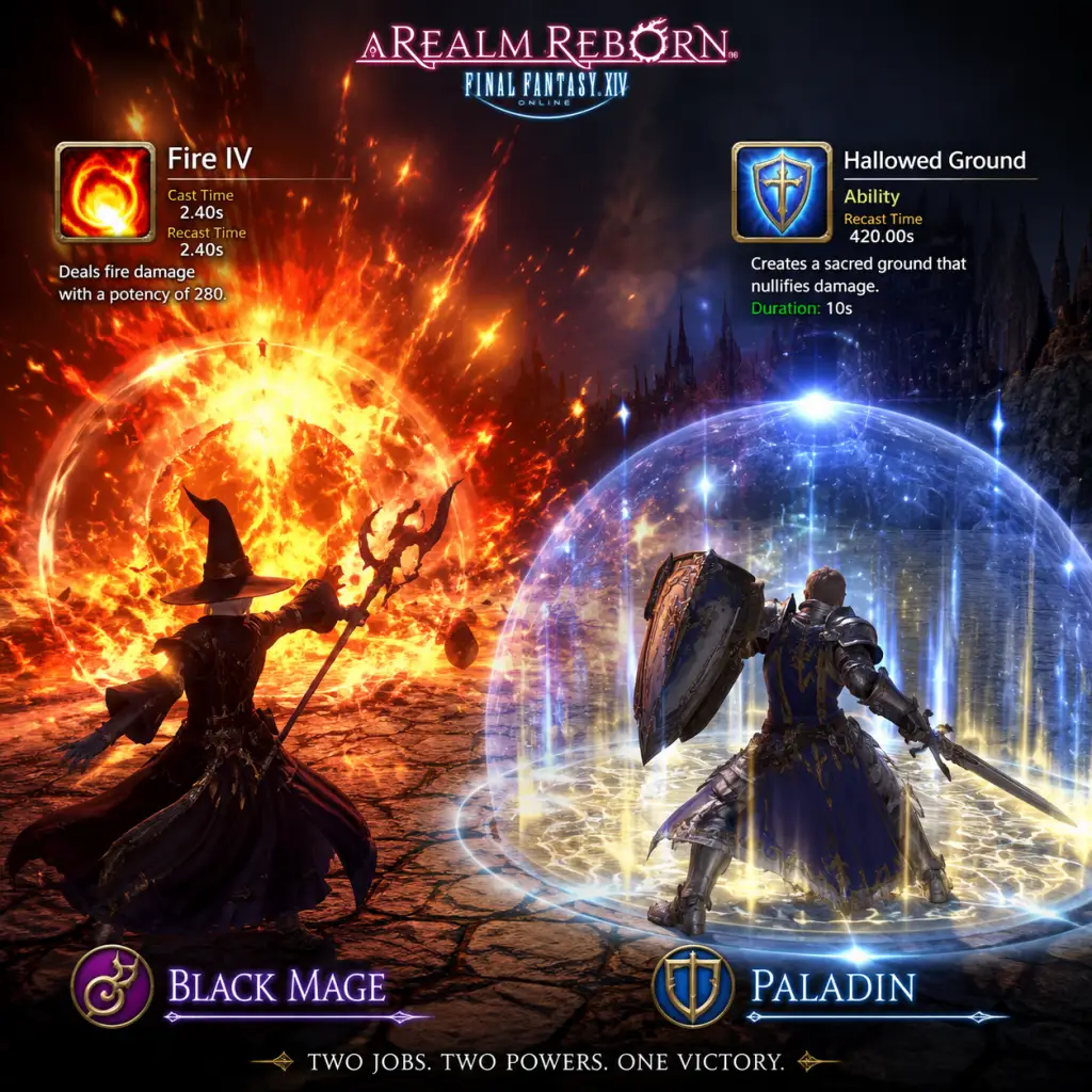 Final Fantasy XIV: A Realm Reborn Character Skills guide screenshot