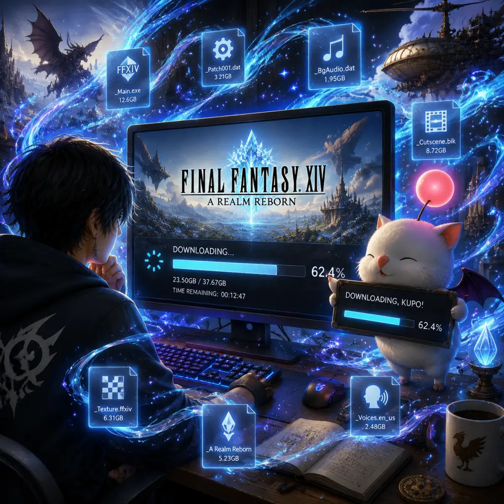 Final Fantasy XIV: A Realm Reborn Download & Installation guide screenshot