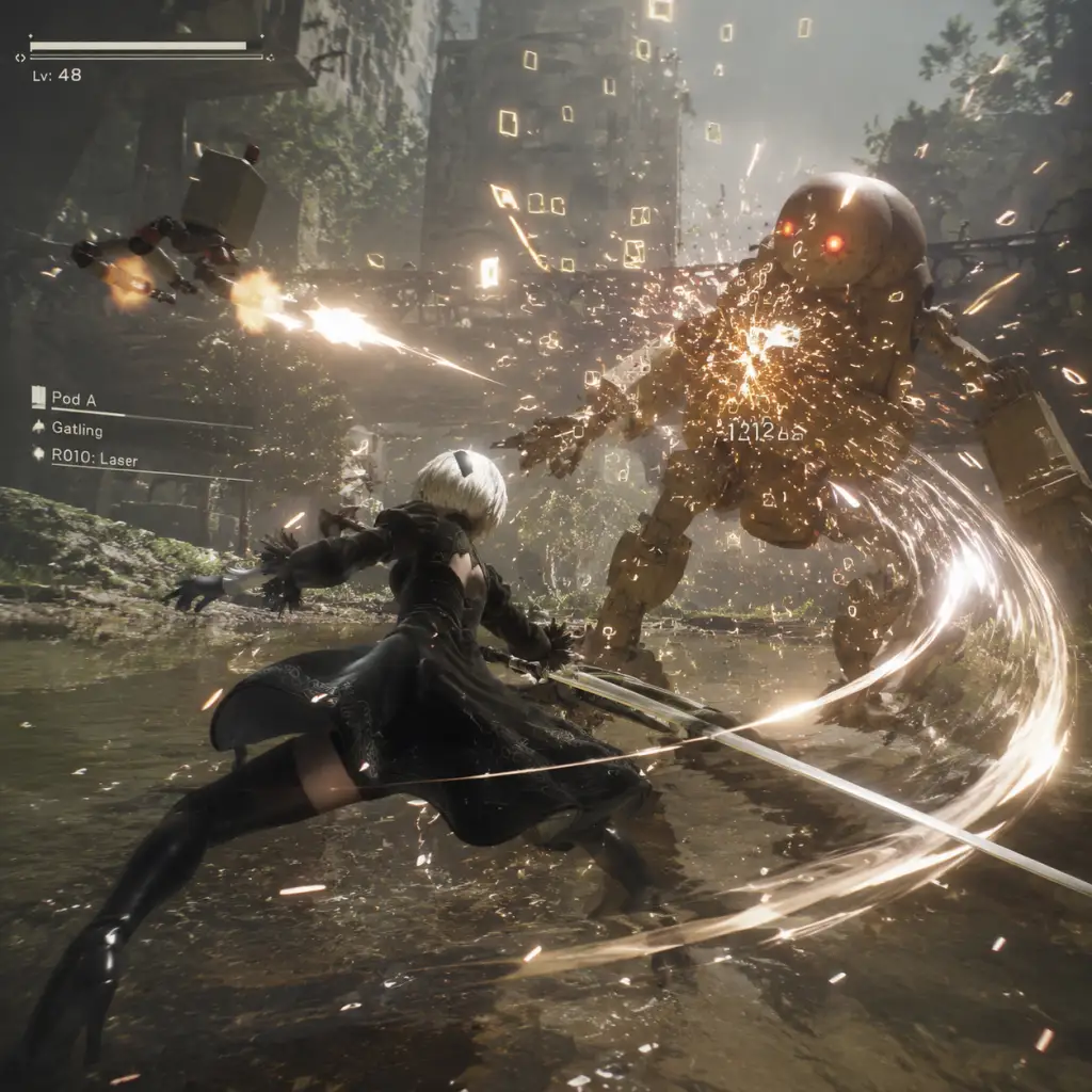 NieR: Automata Core Gameplay guide screenshot