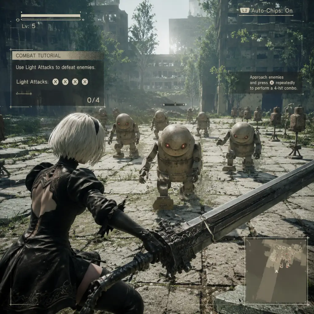 NieR: Automata Getting Started guide screenshot