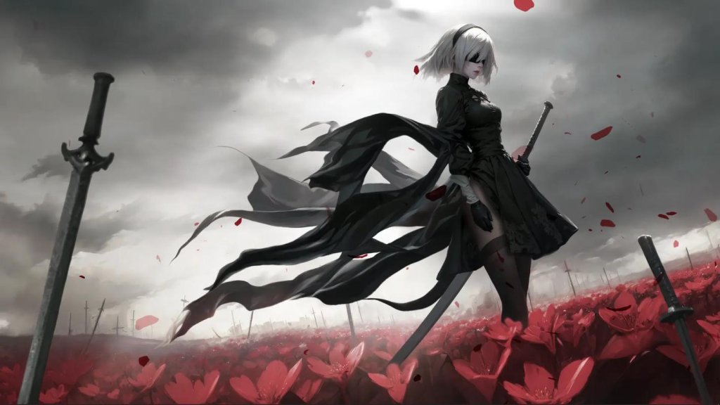 NieR: Automata game poster and cover art