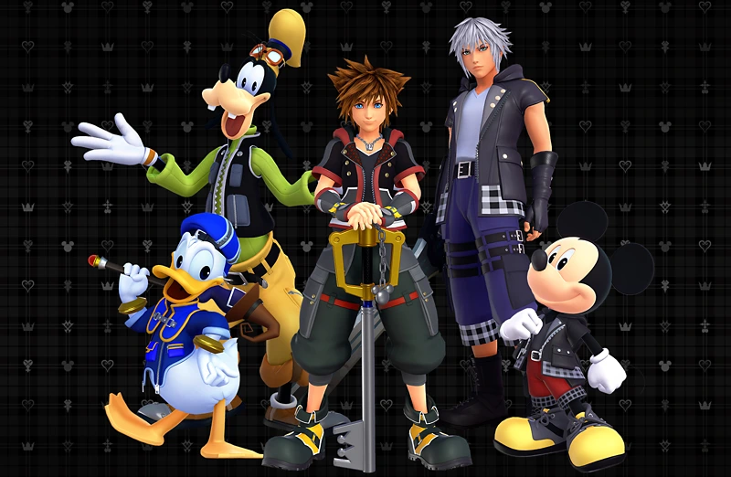 Kingdom Hearts III game poster and cover art
