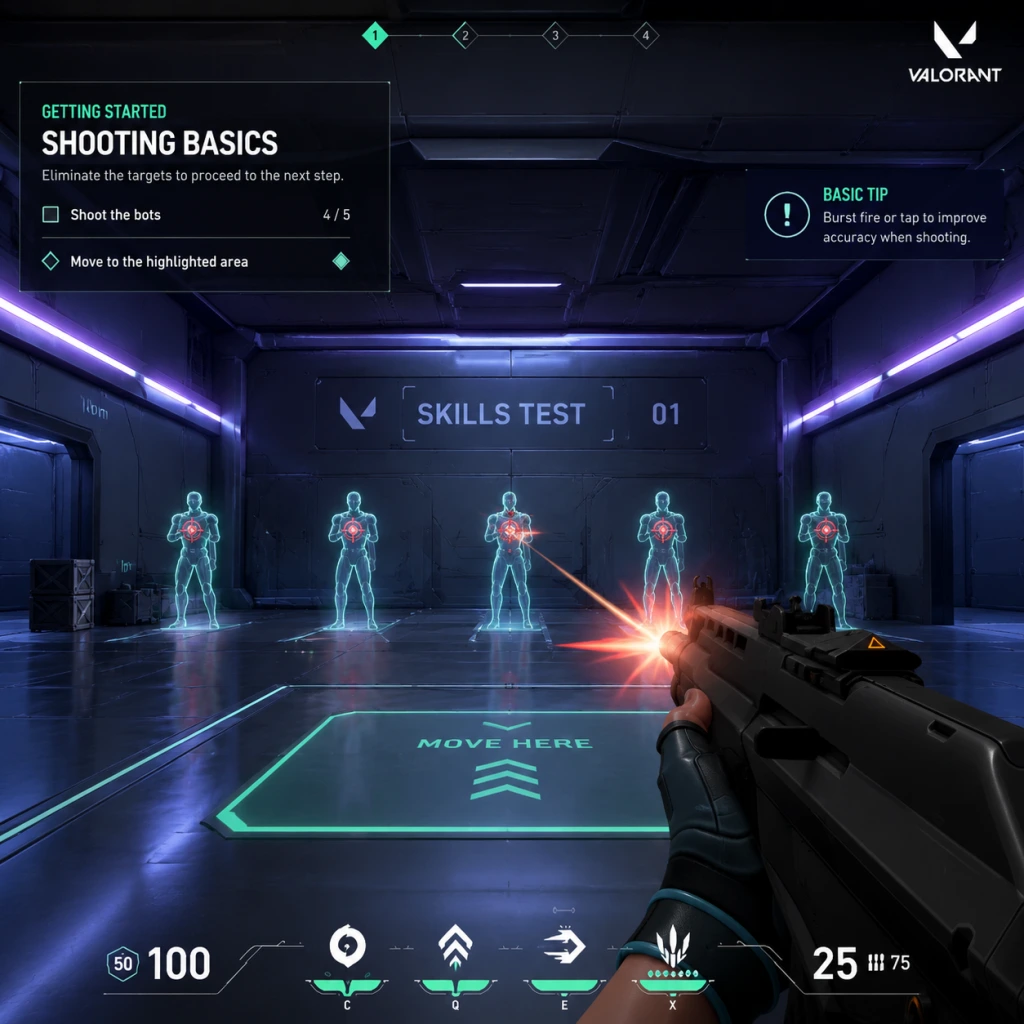 Valorant Getting Started guide screenshot
