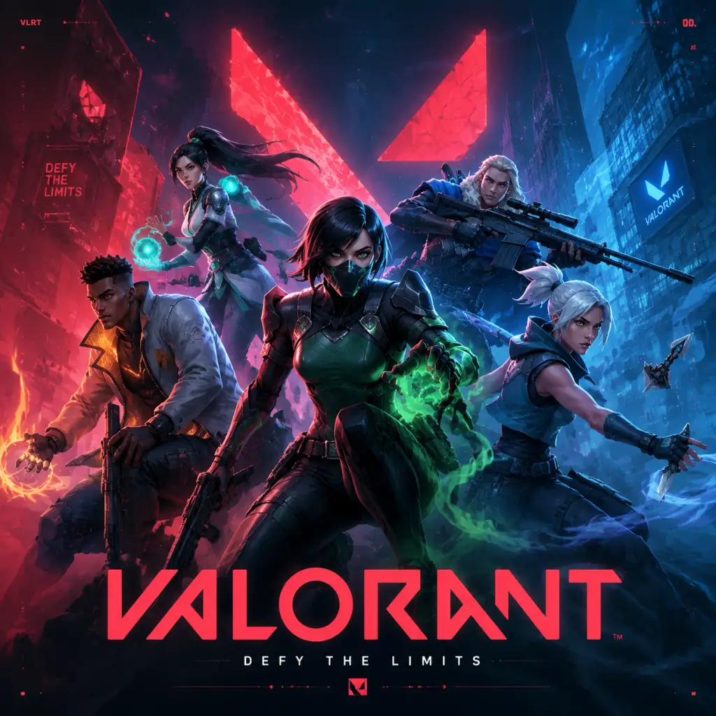 Valorant game poster and cover art