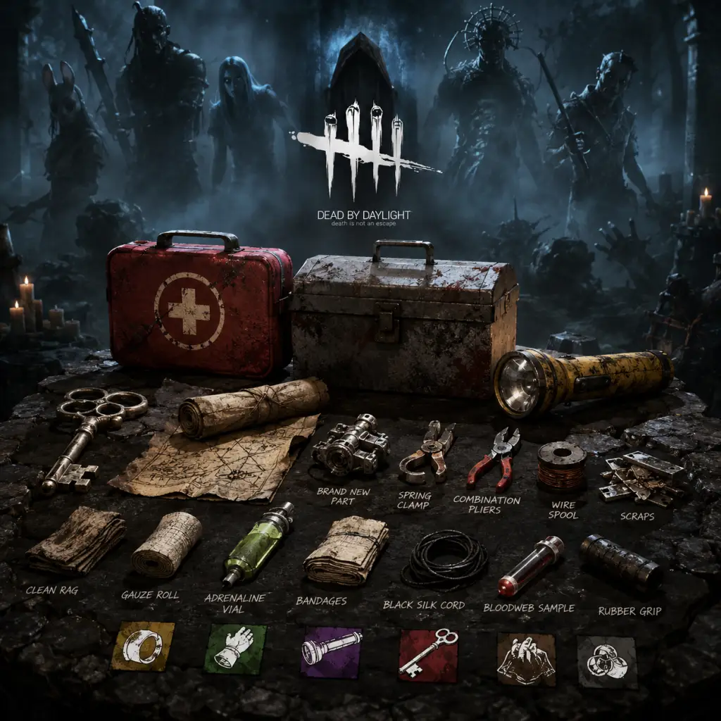 Dead by Daylight All Game Items guide screenshot