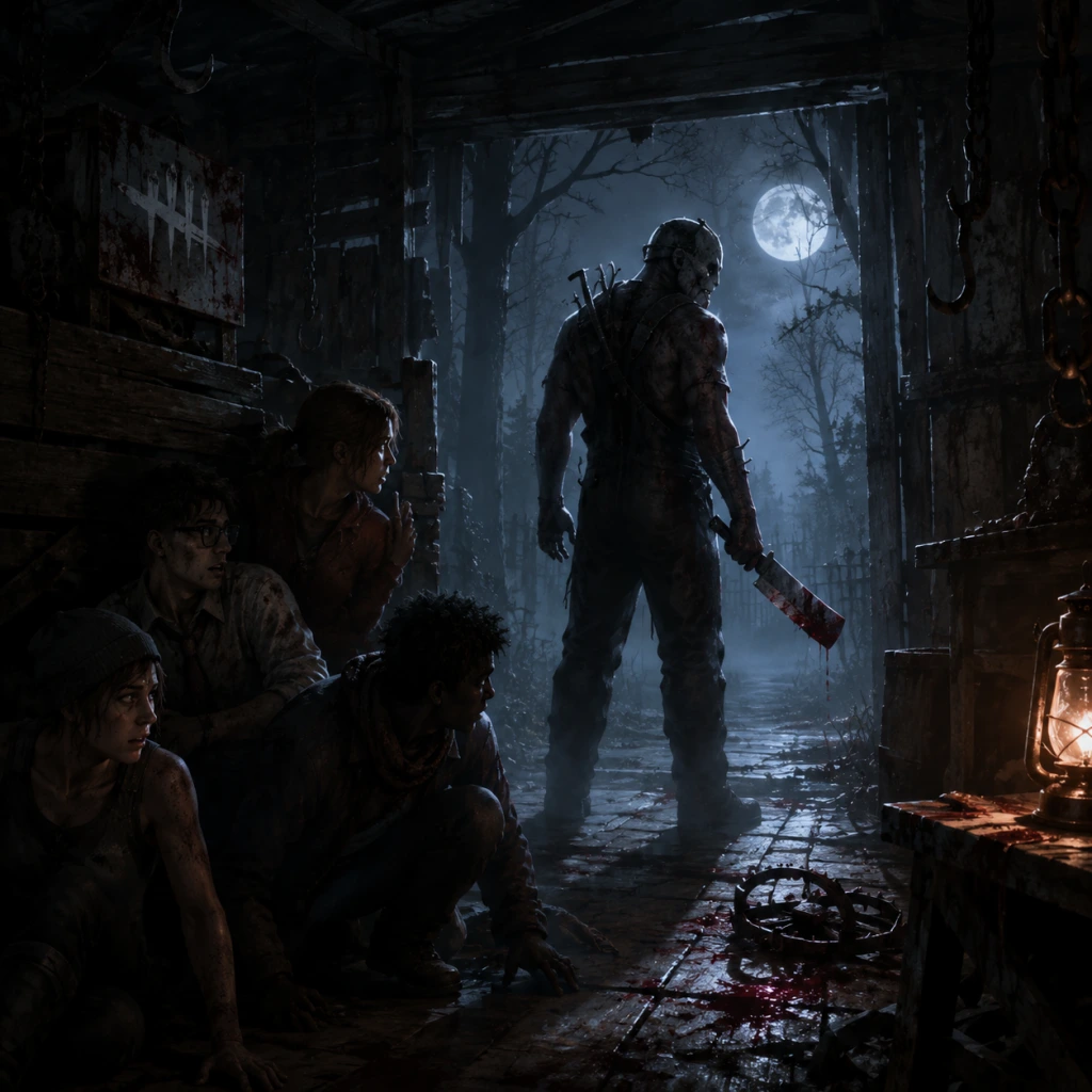 Dead by Daylight game poster and cover art