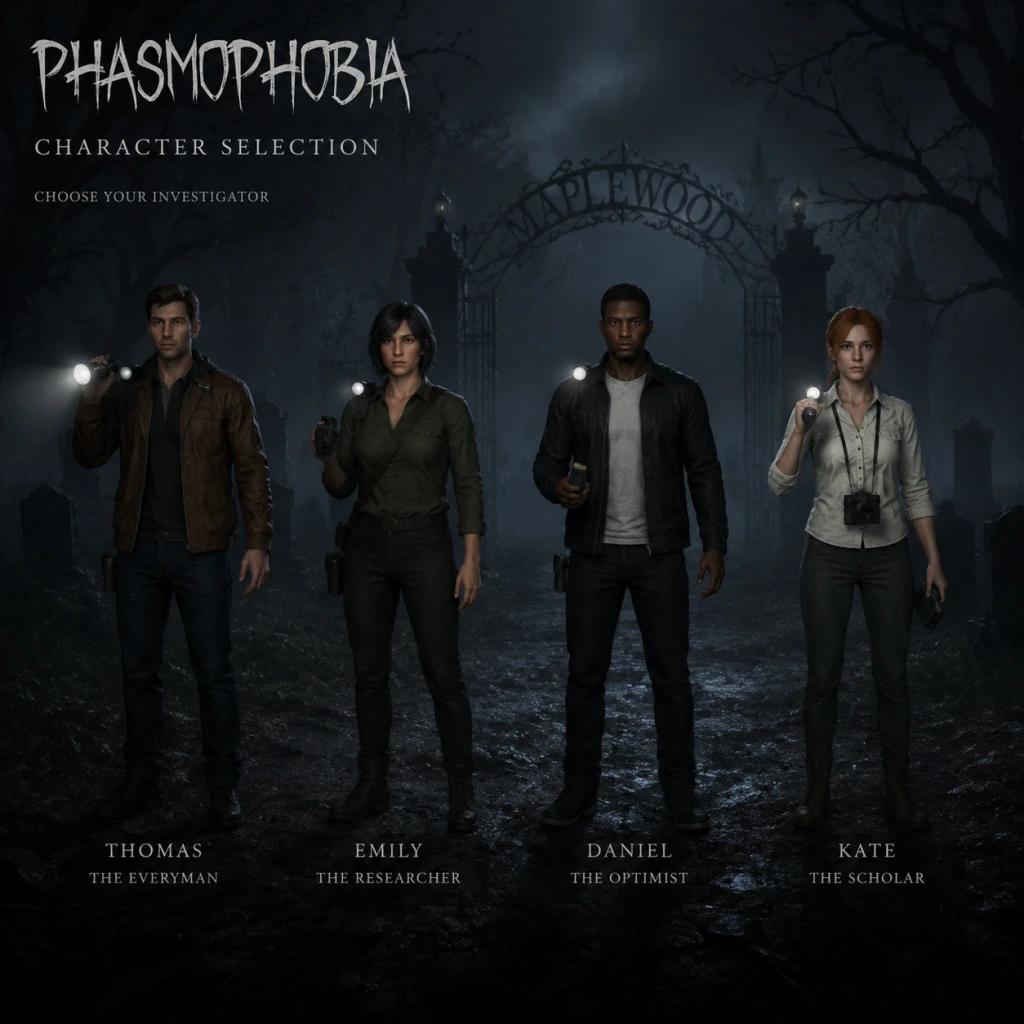 Phasmophobia Character Skills guide screenshot