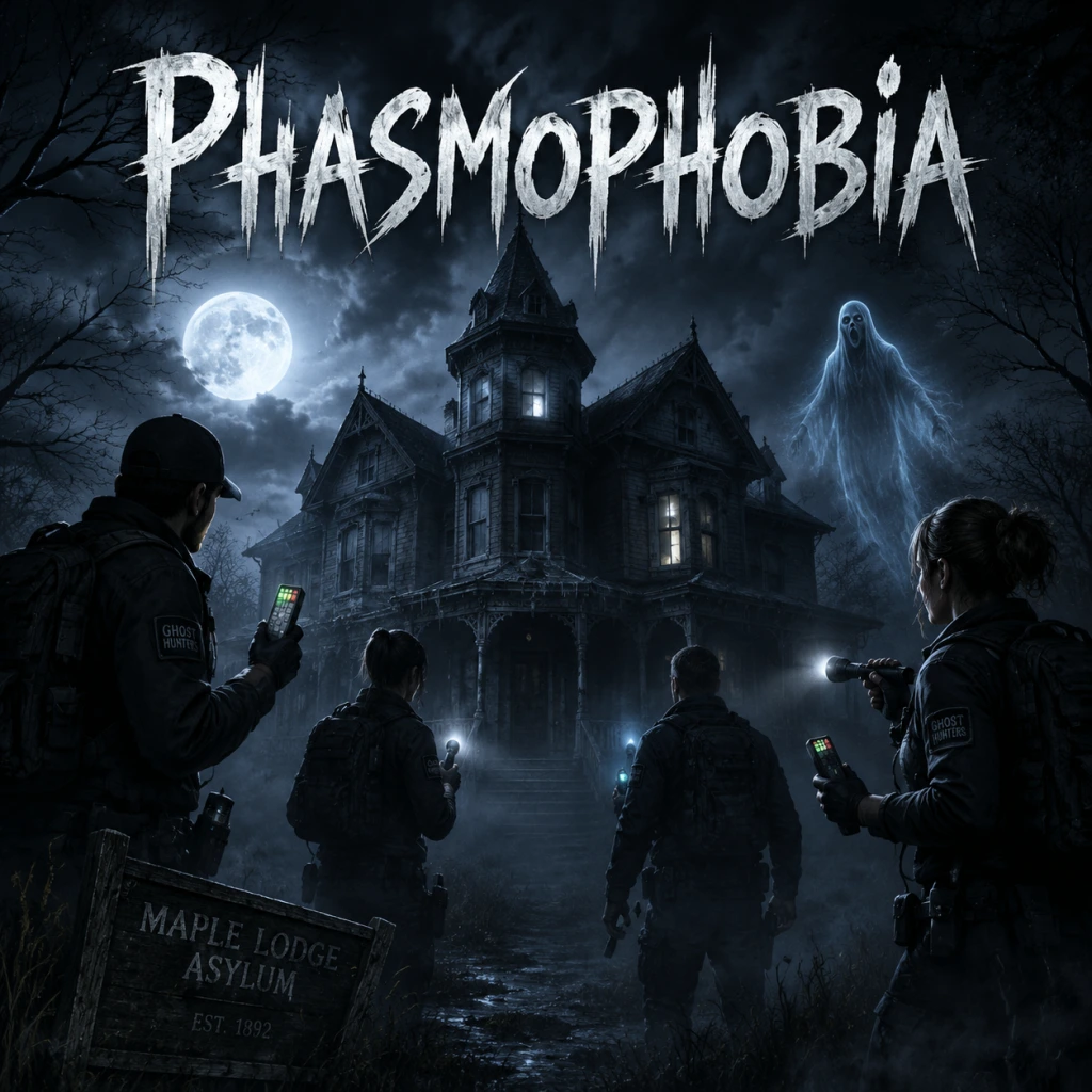 Phasmophobia game poster and cover art