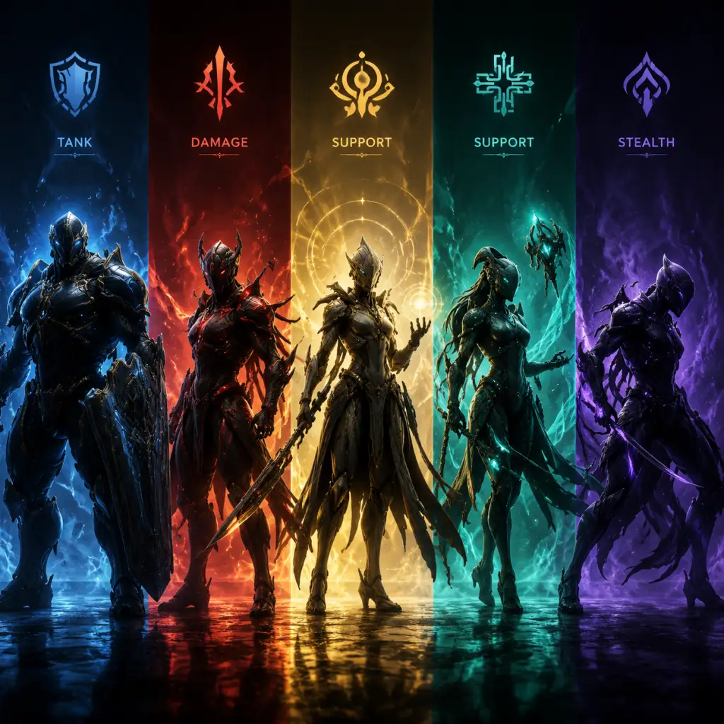 Warframe Characters & Roles guide screenshot