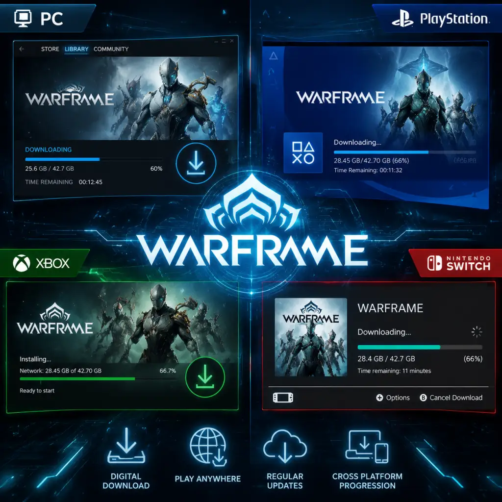 Warframe Download & Installation guide screenshot