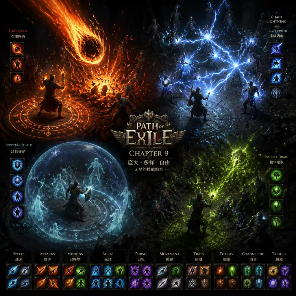 Path of Exile Character Skills guide screenshot