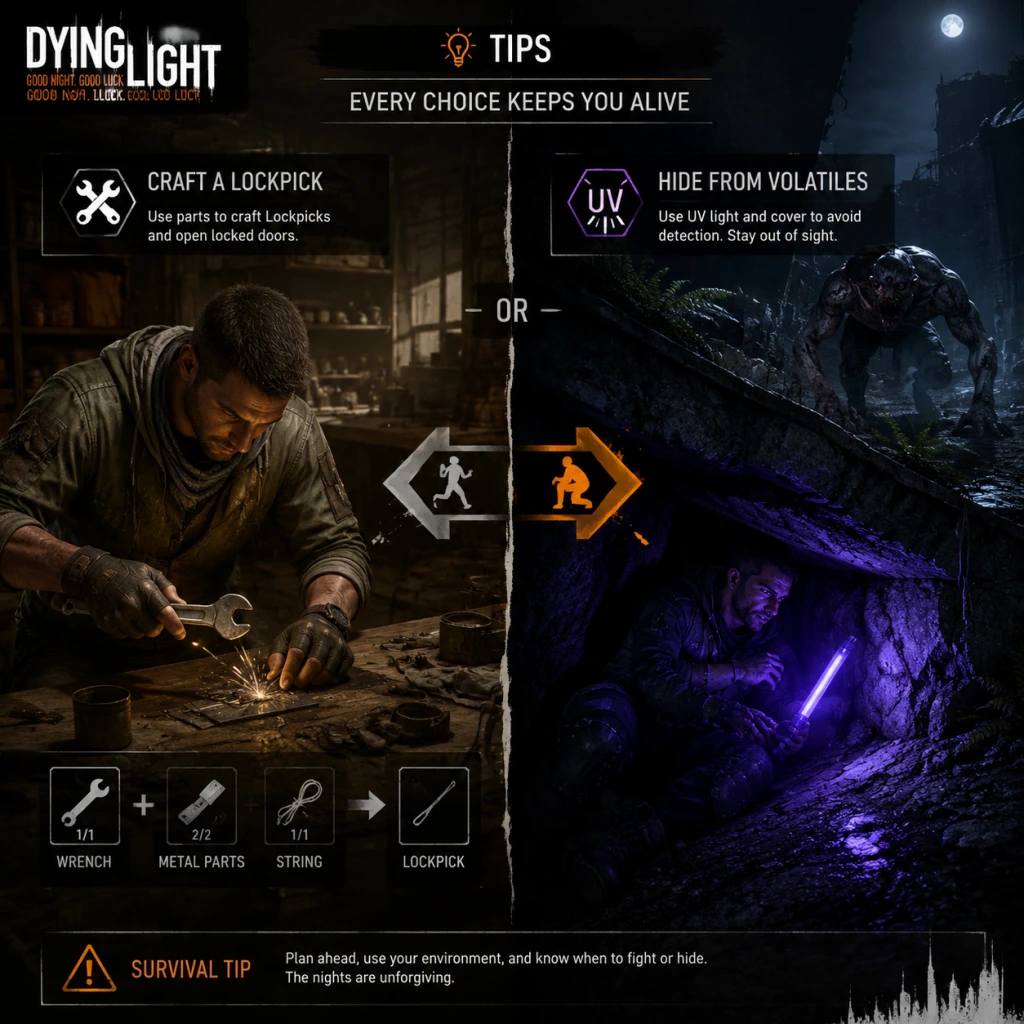 Dying Light Game Tips guide screenshot