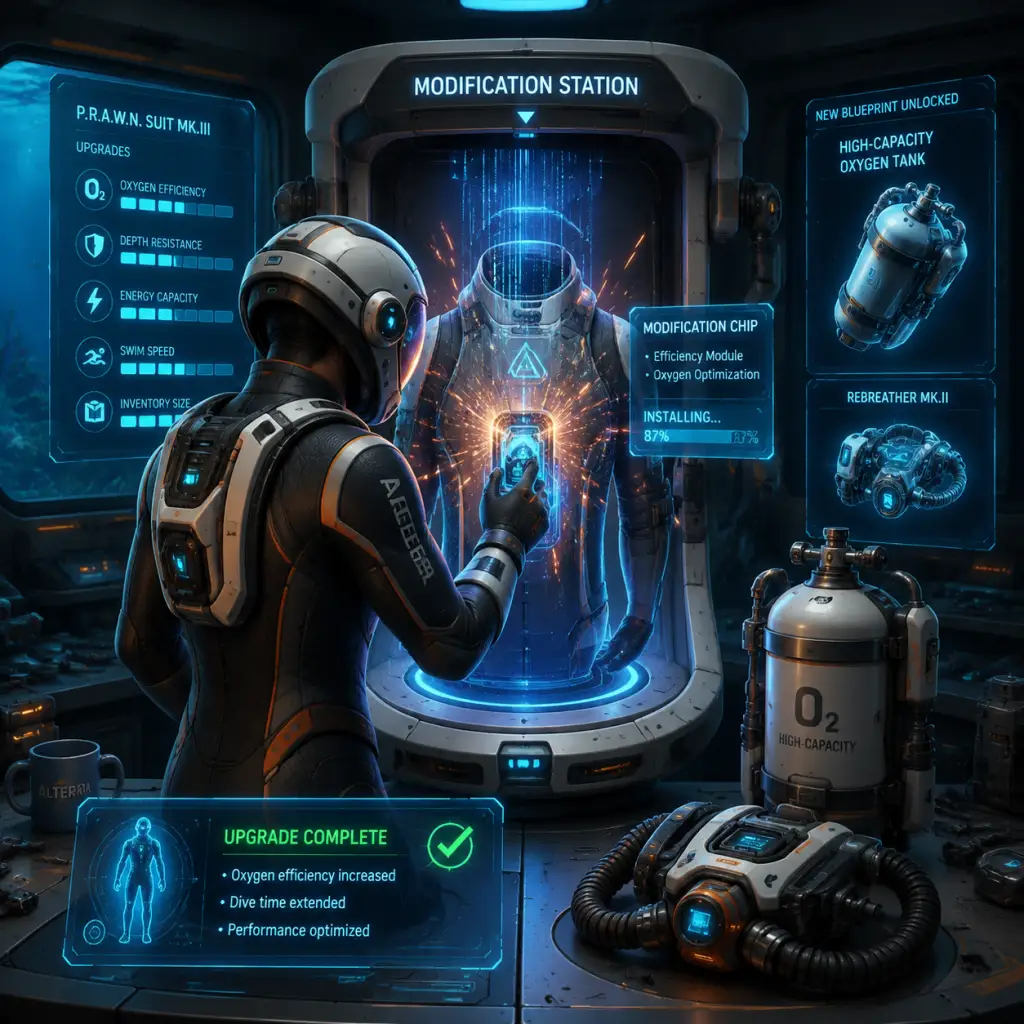 Subnautica Character Skills guide screenshot