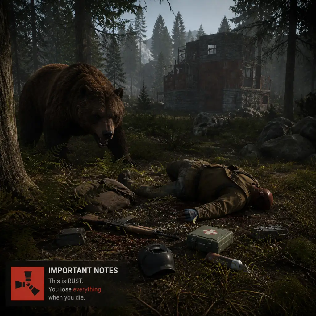 Rust Important Notes guide screenshot