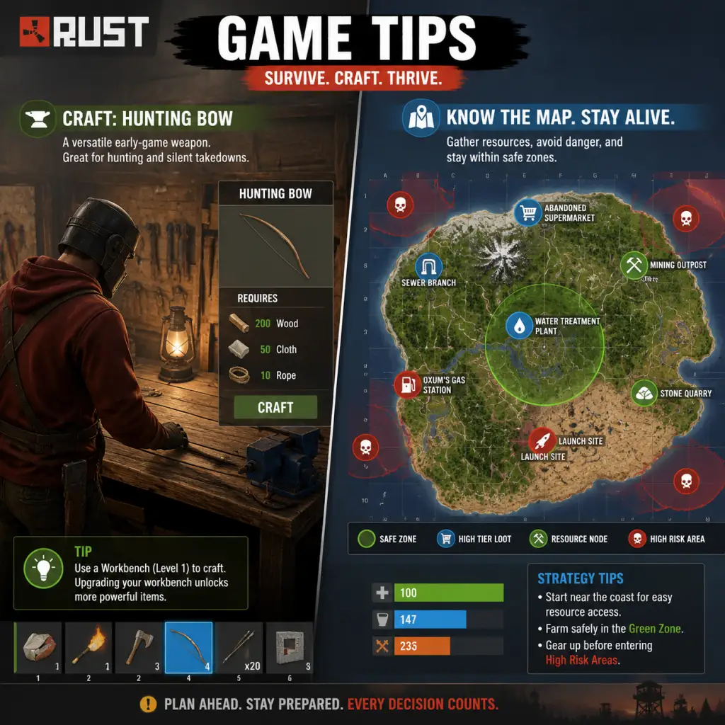 Rust Game Tips guide screenshot